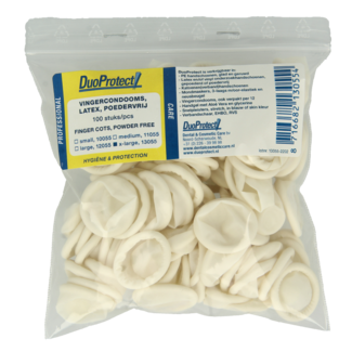 Duoprotect Duoprotect Finger Cot size XL 100 Pieces