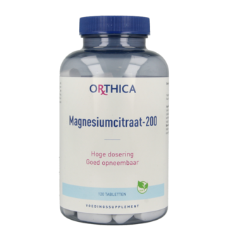 Orthica Magnesiumcitrat 200 120 Tabletten
