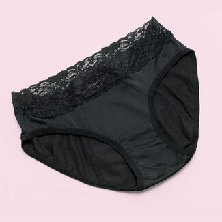 Cheeky Wipes Bragas menstruales Cheeky Wipes Feeling Pretty negro talla 44-46 1 unidad