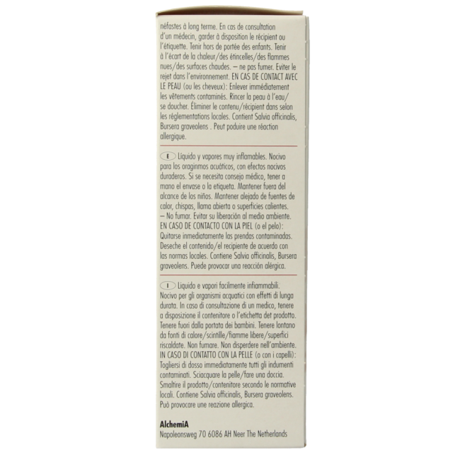 Aromatherapy spray palo santo white sage 100 Milliliter