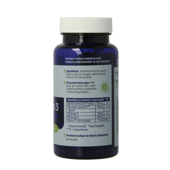 Vegan Omega 3 1000 Triglyceride 300 DHA 100 EPA 60 Softgels