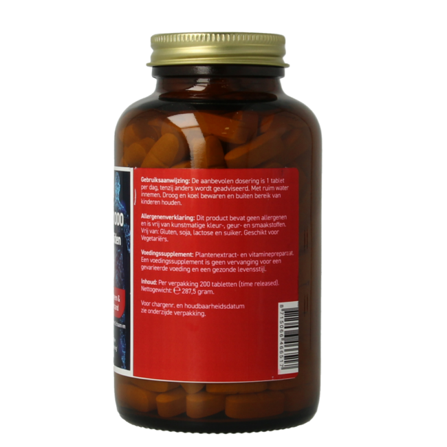 Naturalna Witamina C 1000 z bioflawonoidami i dziką różą, 200 tabletek