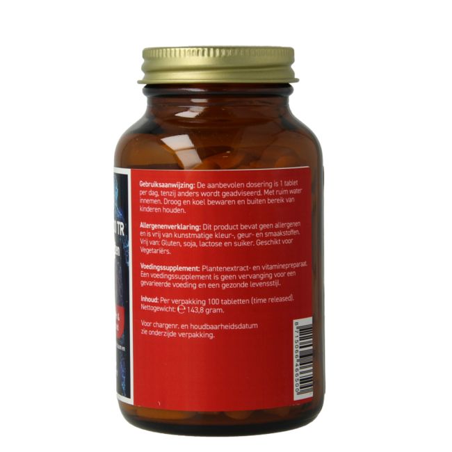 All Natural Vitamin C 1000 mit Bioflavonoiden & Hagebutte 100 Tabletten