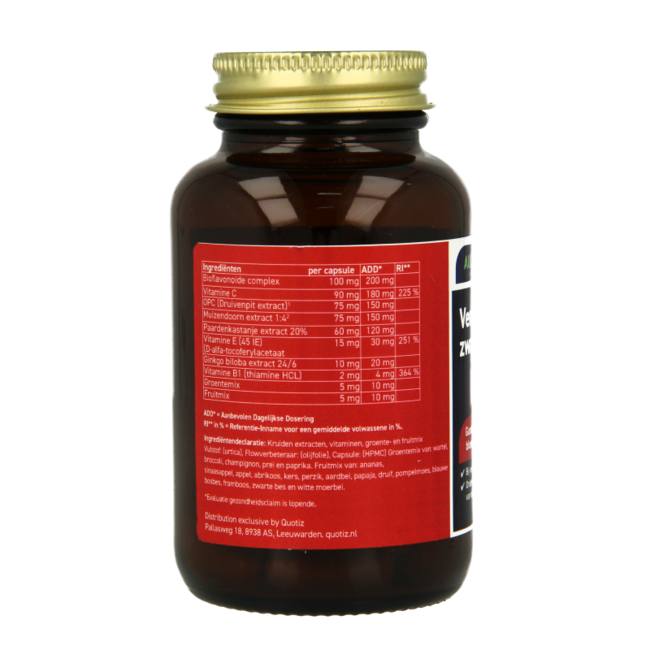 All Natural Vermoeide en zware benen 60 Vegetarische capsules