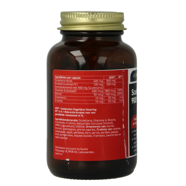 All Natural Scutellaria 60 Kapseln