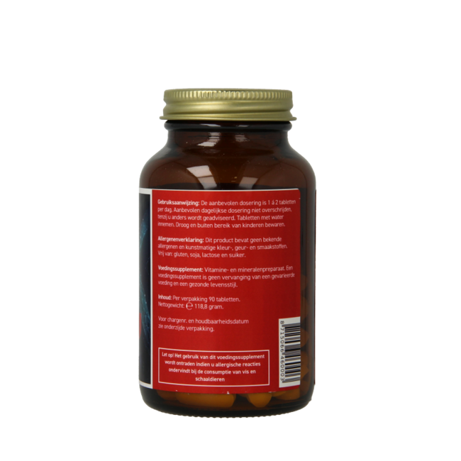 All Natural Oesterkalk 90 comprimidos