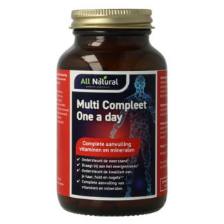 All Natural Multi compleet one a day 100 Comprimidos
