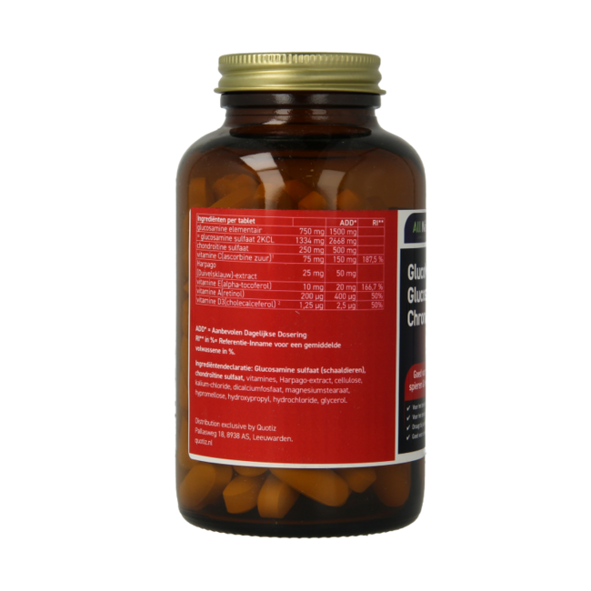 All Natural GlucoMax Glucosamine & Chondroitin 120 Tablets