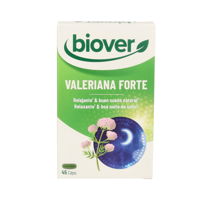 Biover Valeriana forte 45 Cápsulas