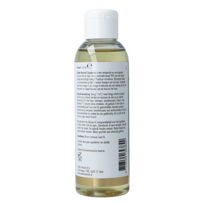 Golden Naturals Aceite de ricino 100% puro 150 mililitros