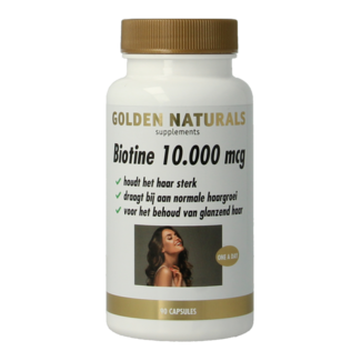 Golden Naturals Biotyna 10 000 mcg 90 Kapsułek