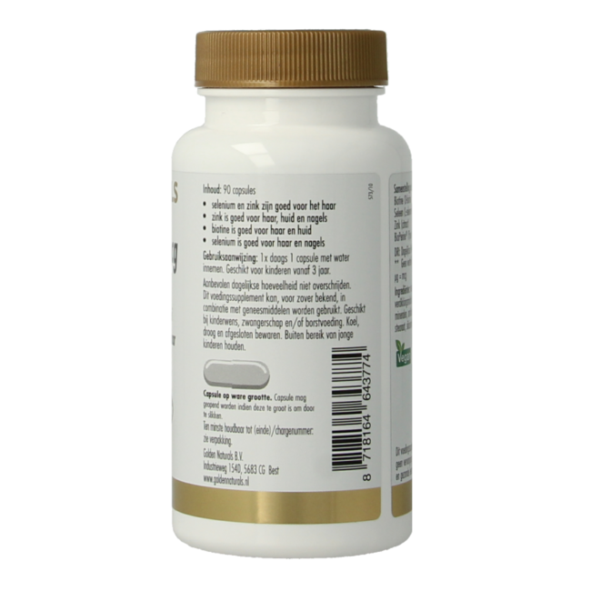 Biotina 10.000mcg 90 Cápsulas
