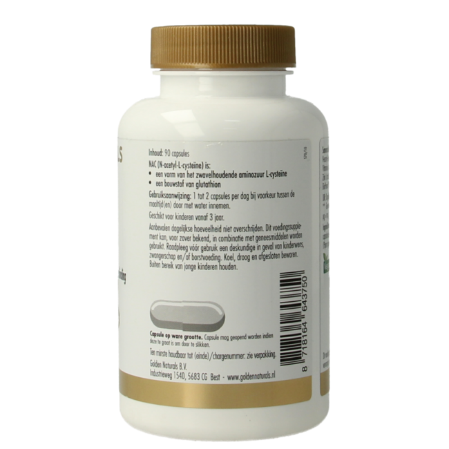NAC 600mg 90 Cápsulas
