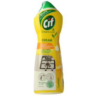 Cif Cif Crema Detergente al Limone 750 Millilitri