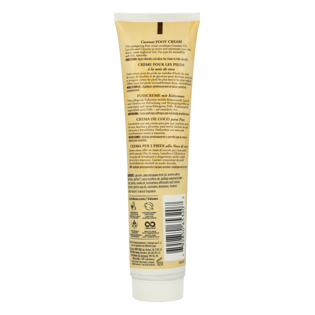 Crema Piedi al Cocco Burt's Bees 121 Grammi