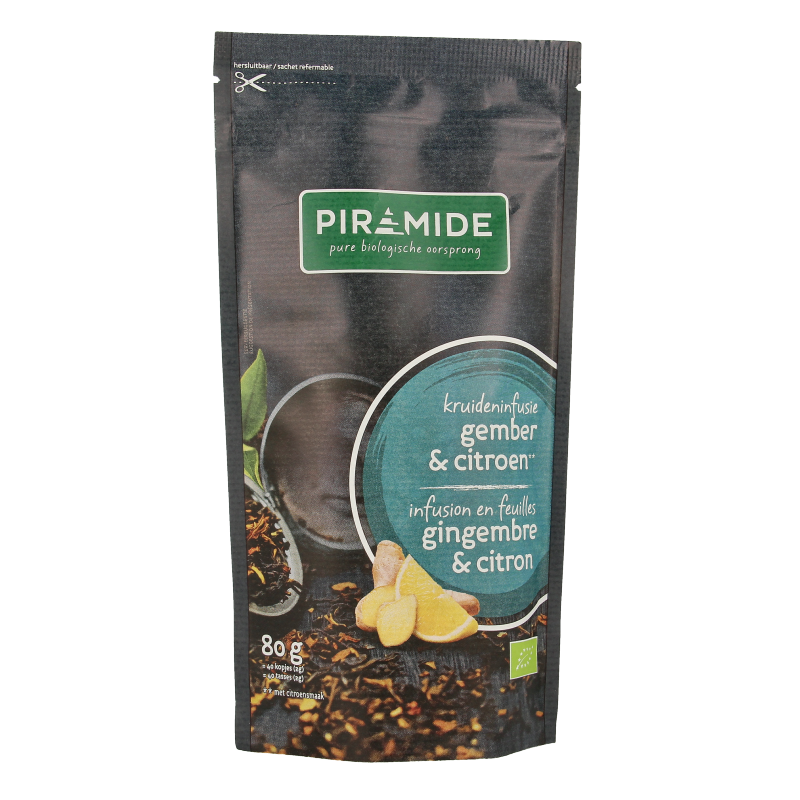 Piramide Zenzero e Limone Bio 80 Grammi