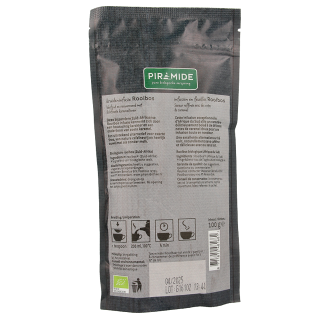 Té rooibos ecológico Piramide 100 g