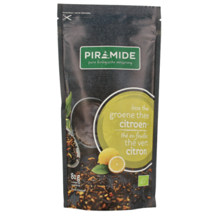 Piramide Piramide Organic Green Tea Lemon 80 Gram