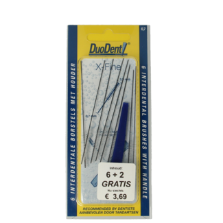 Duodent Duodent Interdentalbürsten x-fine 8 Stück