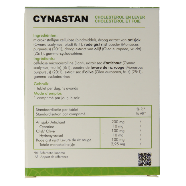 SoriaBel Cynastan CT 60 Compresse