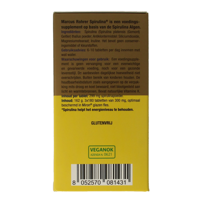Spirulina recarga 540 comprimidos