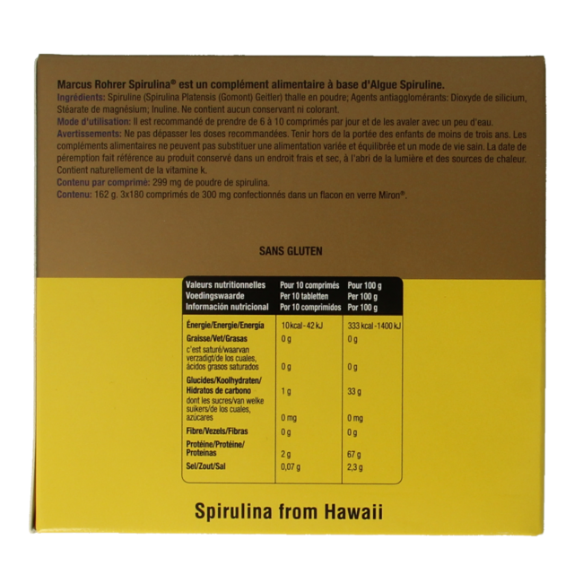 Spirulina recarga 540 comprimidos
