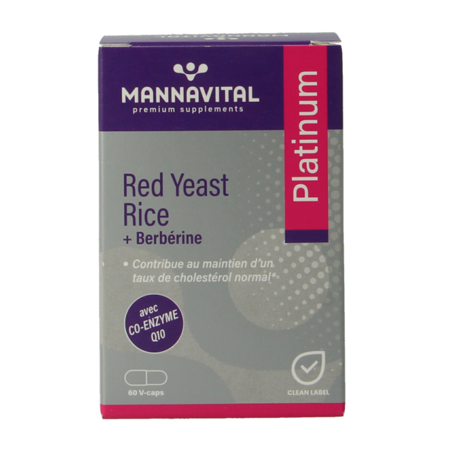 Arroz rojo + berberina platinum 60 Cápsulas vegetarianas
