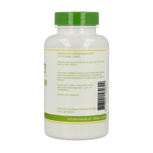 Elvitum Magnesium taurine complex 90 comprimidos