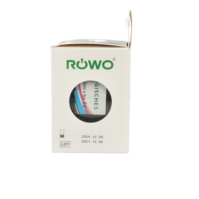 Rowo Kinesiotape negro 5cmx5m 1 unidad