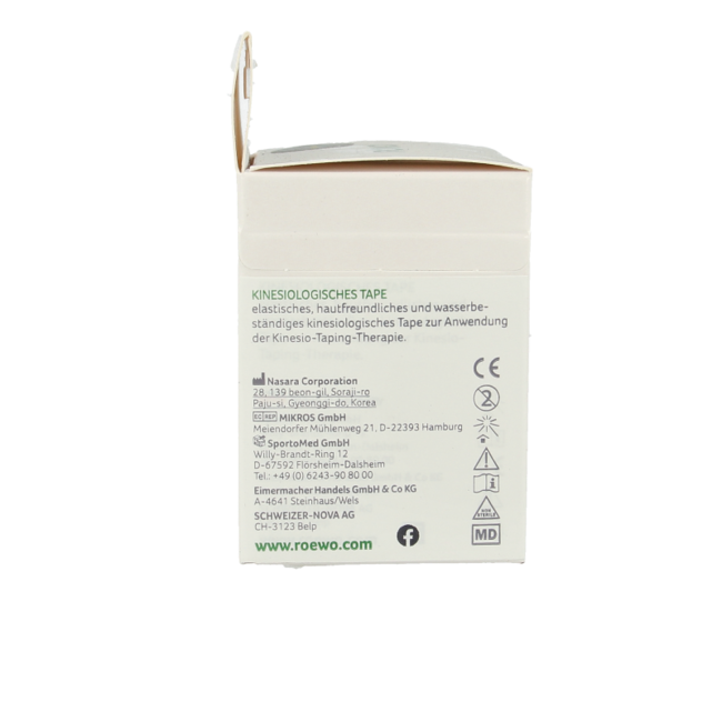 Rowo Kinesiotape czarna 5cmx5m, 1 sztuka