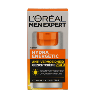 Men Expert L'Oréal Men Expert Hydra Energetic Feuchtigkeitsspendende Gesichtscreme LSF 15, 50 Milliliter