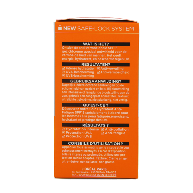 Men Expert Hydra energetic hydraterende gezichtscreme SPF15 50 Milliliter