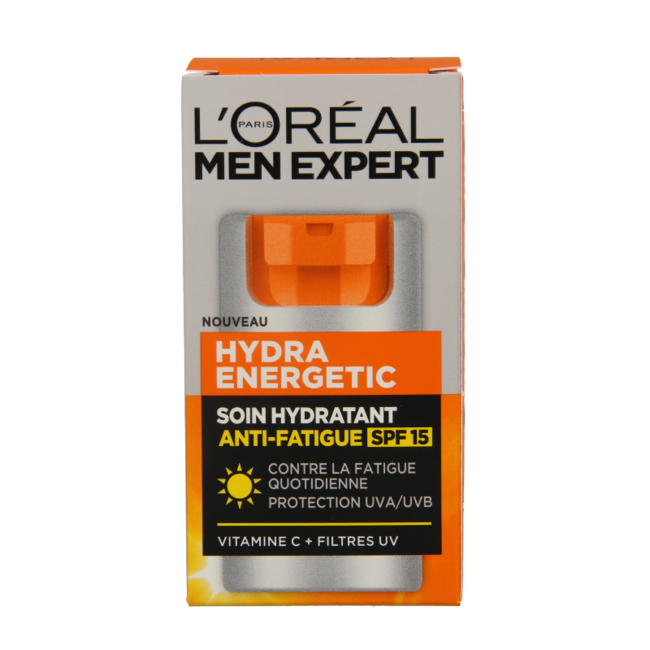 L'Oréal Men Expert Hydra Energetic Feuchtigkeitsspendende Gesichtscreme LSF 15, 50 Milliliter