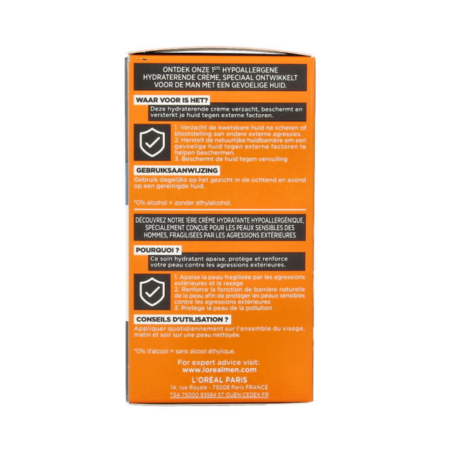 Men Expert Magnesium care day cream 50 Millilitres