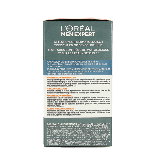 Men Expert Magnesium care day cream 50 Millilitres