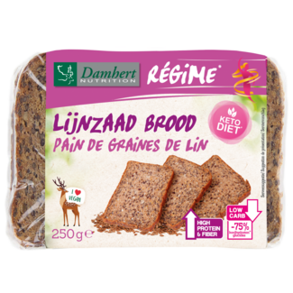 Damhert Leinsamenbrot Low Carb 250 Gramm