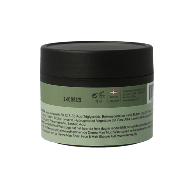 Cera para el cabello Derma Man mud wax 75 ml