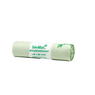 Biomat Sacchetti Biomat compostabili 15/20 litri, 26 pezzi