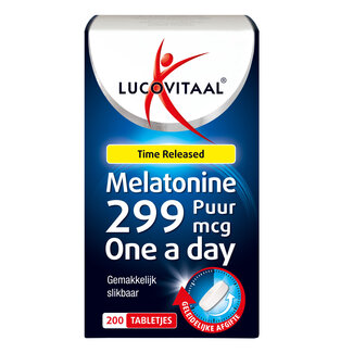 Lucovitaal Lucovitaal Melatonin 299mcg 200 Tablets