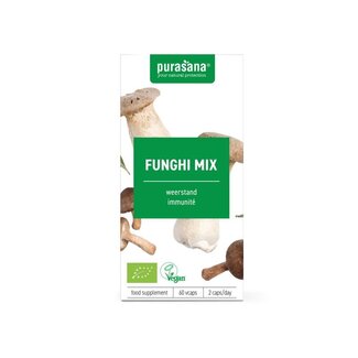 Purasana Funghi mix vegan bio 60 Cápsulas vegetarianas
