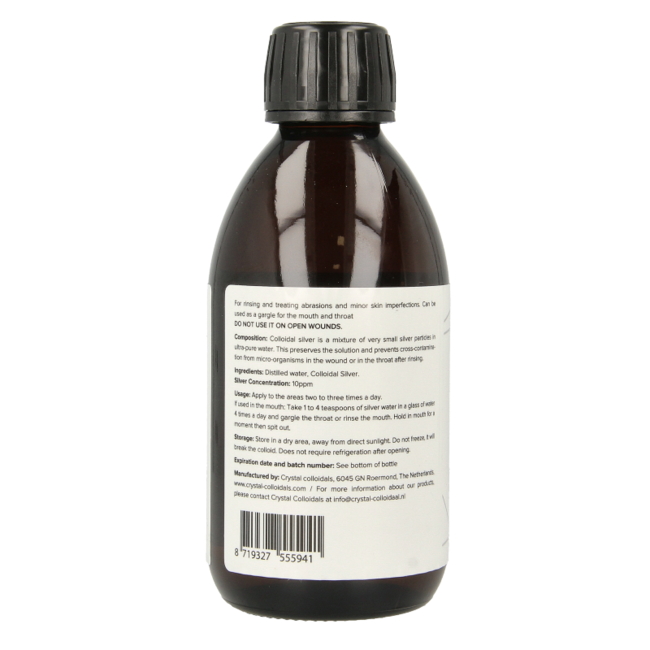 Crystal Colloidal Silver 250 Millilitres