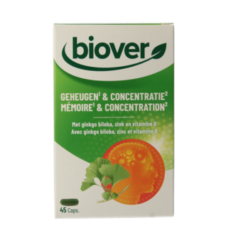 Biover Biover Gedächtnis & Konzentration 45 Kapseln