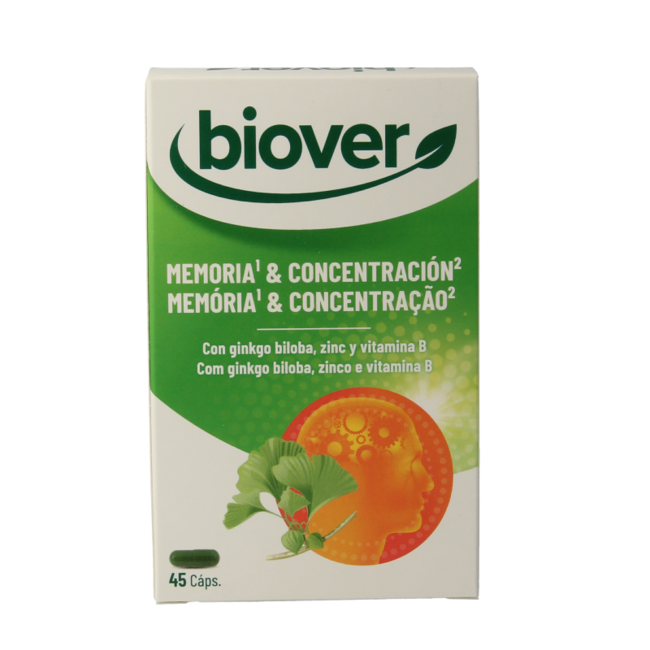 Biover Mémoire & Concentration 45 gélules