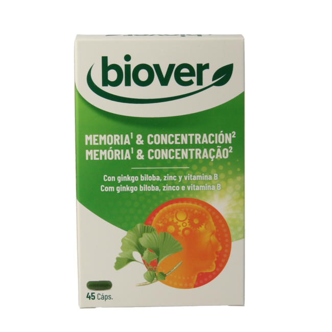 Biover Memoria y Concentración 45 Cápsulas