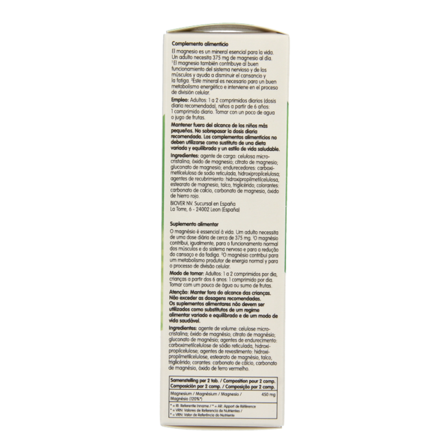Biover Magnesium forte 45 comprimidos