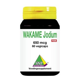 SNP SNP Wakame yodo 650mcg 60 Cápsulas vegetarianas