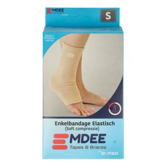 Emdee Emdee Elastic Ankle Support Size S Skin Colour 1 Piece