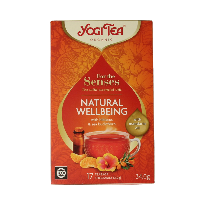 Yogi Tea For the sence natural wellness bio 17 Bustine
