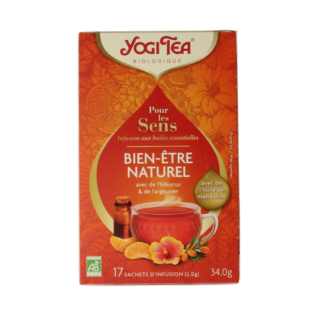 Yogi Tea For the sence natural wellness bio 17 bolsitas