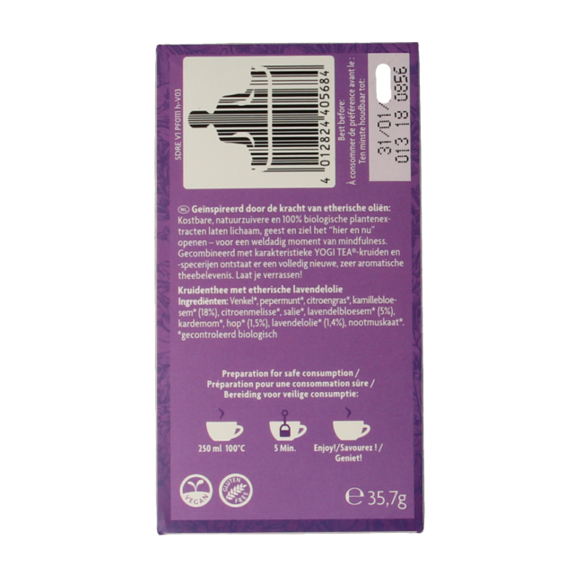 Tea for the Senses Good Night Bio 17 sachets